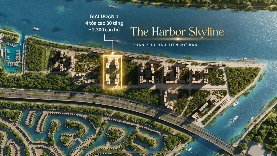 The Harbor Skyline – phân khu mở bán đầu tiên tại Imperia Royal Island Vũ Yên