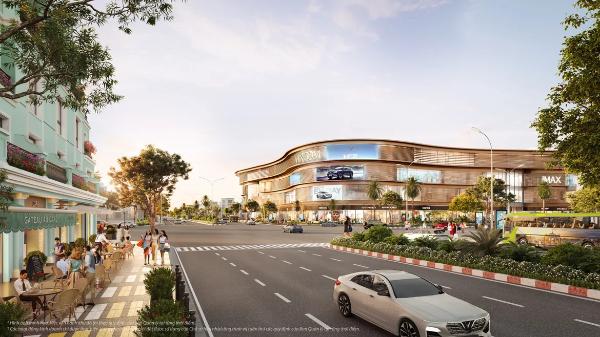Tiện ích ngoại khu Imperia Royal Island – Trung tâm thương mại Vincom Mega Mall Vũ Yên