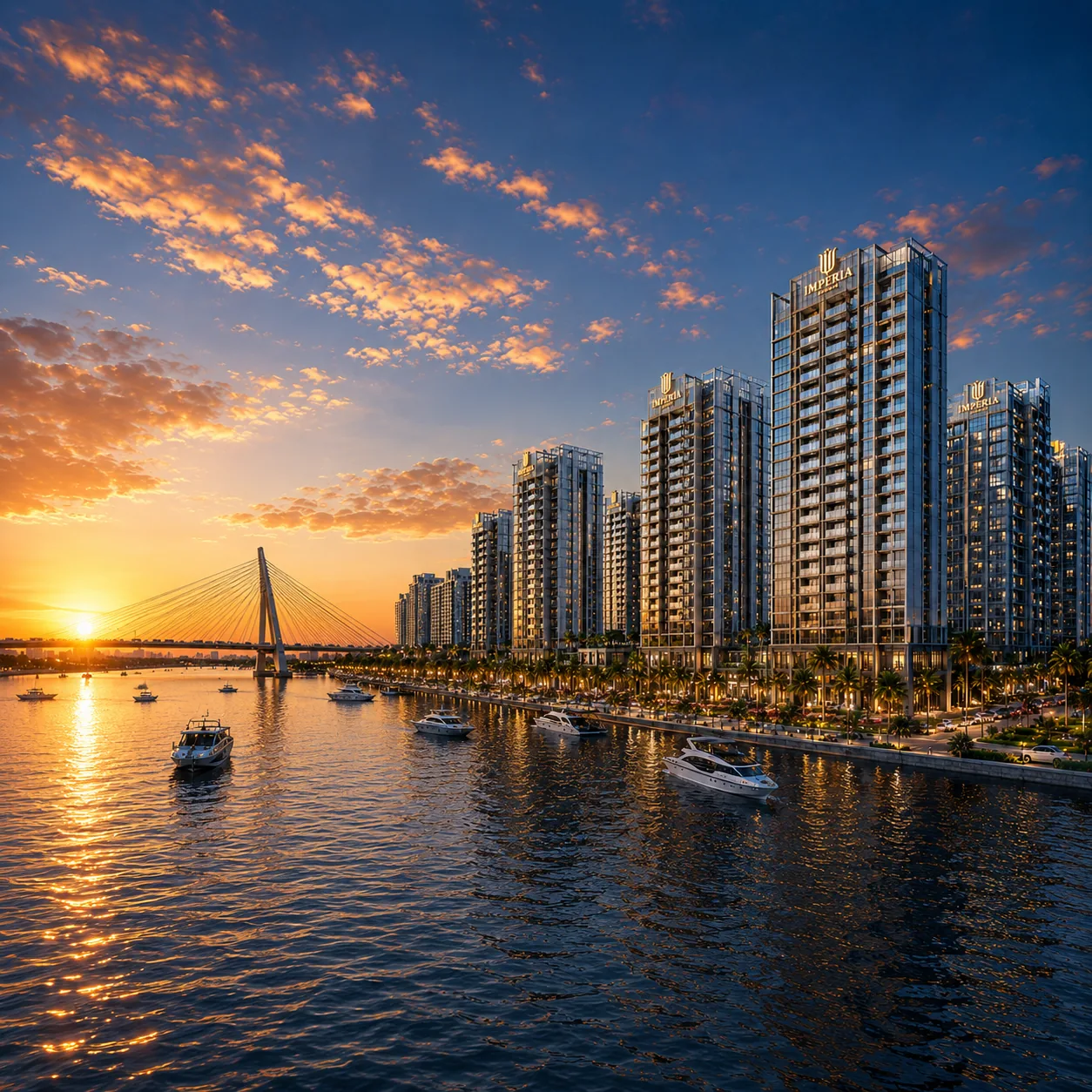 Phối cảnh tổng quan dự án Imperia Royal Island Vũ Yên Hải Phòng