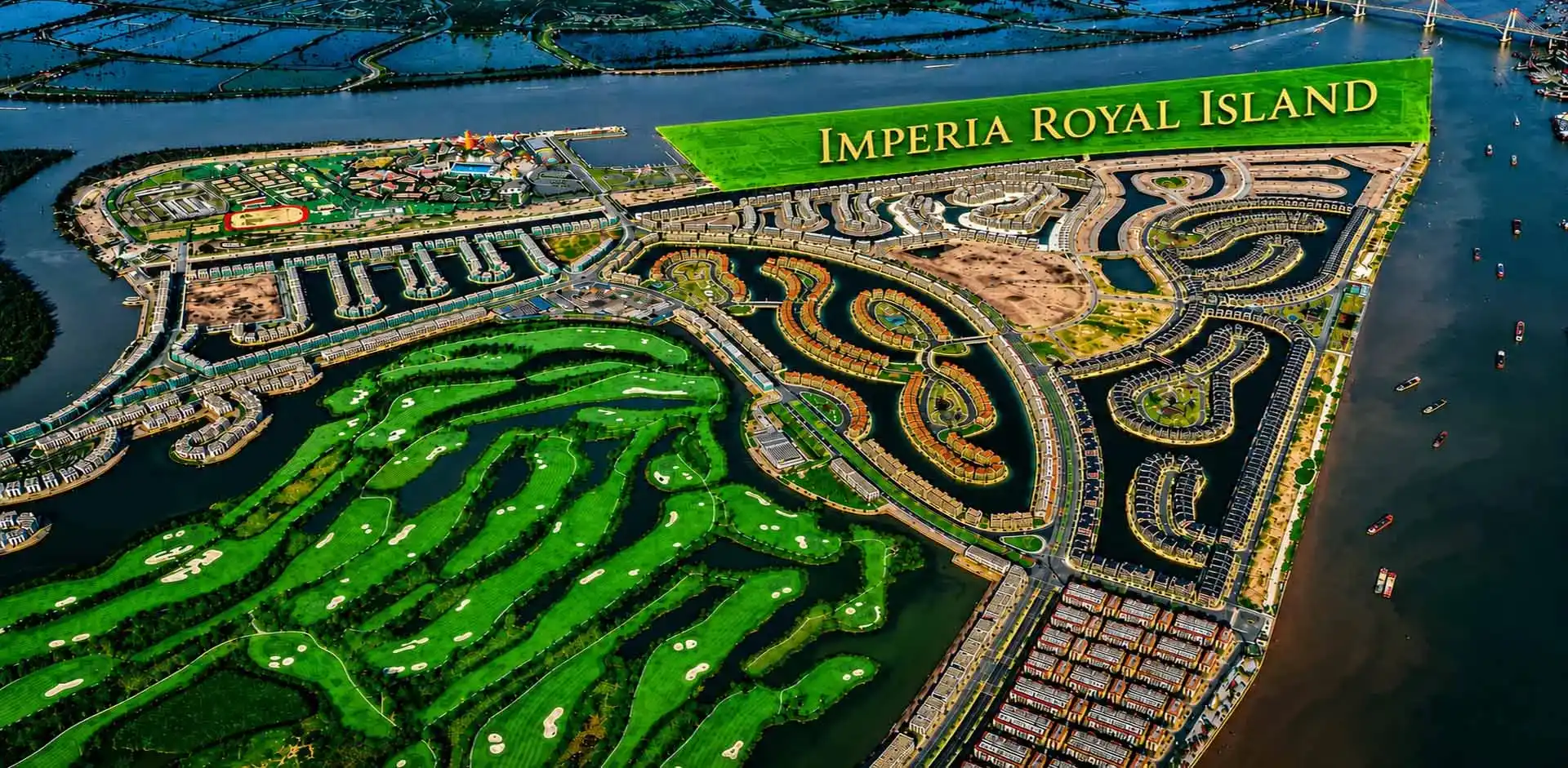 Vị trí Imperia Royal Island tại đảo Vũ Yên Hải Phòng